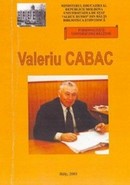 coperta cărţii Valeriu Cabac