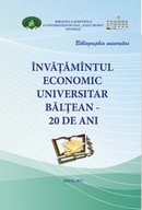coperta cărţii Învăţămîntul economic universitar bălţean
